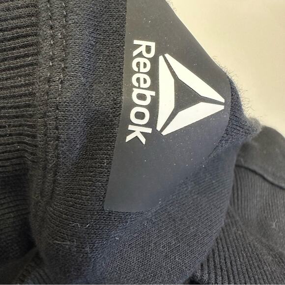 Reebok Black Logo Hoodie M - Picture 11 of 12